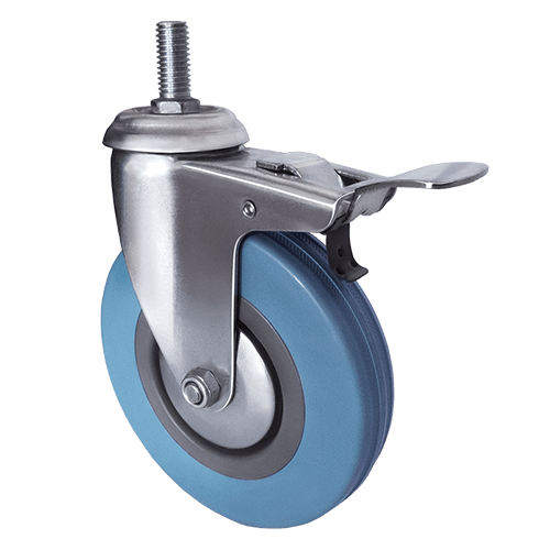 Колесо аппаратное поворотное с болтом и тормозом SCtgb 25 (50мм) SCtgb 25