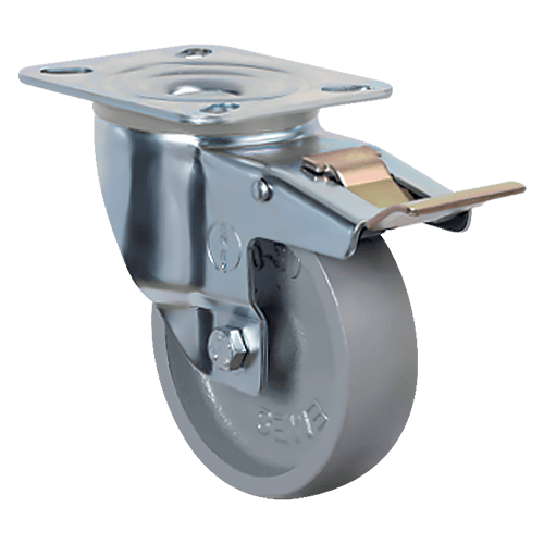 Колесо термостойкое поворотное EM01 VKV 100 F (с тормозом) EM01 VKV 100 F