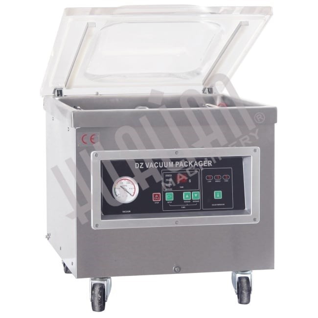 Вакуумный упаковщик DZ-400/2T (нерж.) NEW DZ-400/2T