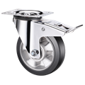 SCDLb 80 HEAVY Поворотная колесная опора с тормозом (200 мм) SCDLb 80