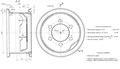 Диск колеса на задний мост погрузчика ТВЭКС ВП-05 16655